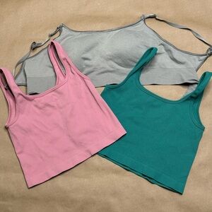 Bundle lightly used small/medium comfort light padding no padding sports bras